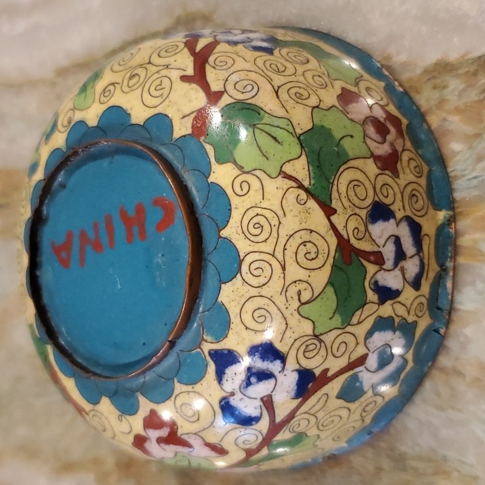 Vintage Cloisonne Bowl - Picture 8 of 11